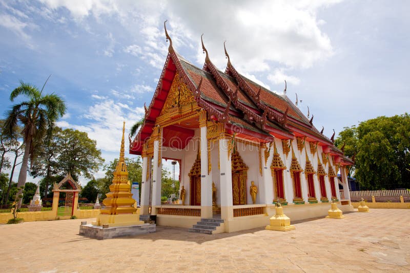 Tempel van Thailand stock afbeelding