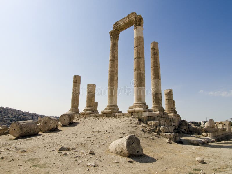 Tempel von Herkules in Amman-Ci