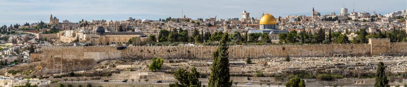 Tempelmontering, kupol av vagga och Al Aqsa Mosque i Jerusalem, Israel royaltyfria foton Tempelmontering, kupol av vagga och Al Aqsa Mosque i Jerusalem, Israel royaltyfria foton