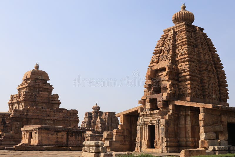 Sangameshwara Temple, Pattadakal Temples, Bagalkot, Karnataka, India. Pattadakal, also called Raktapura, is a complex of 7th and 8th century CE Hindu and Jain temples in northern Karnataka, India. Located on the west bank of the Malaprabha River in Bagalkot district, this UNESCO World Heritage Site is 23 kilometres (14 mi) from Badami. Sangameshwara Temple, Pattadakal Temples, Bagalkot, Karnataka, India. Pattadakal, also called Raktapura, is a complex of 7th and 8th century CE Hindu and Jain temples in northern Karnataka, India. Located on the west bank of the Malaprabha River in Bagalkot district, this UNESCO World Heritage Site is 23 kilometres (14 mi) from Badami.