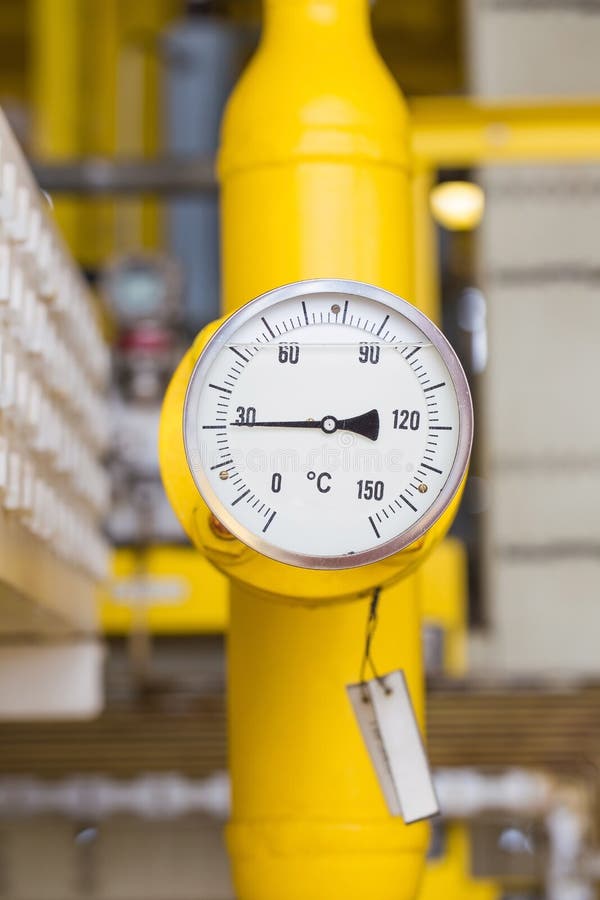 Temperature gauge for monitor temperature of oil and gas pipe line.