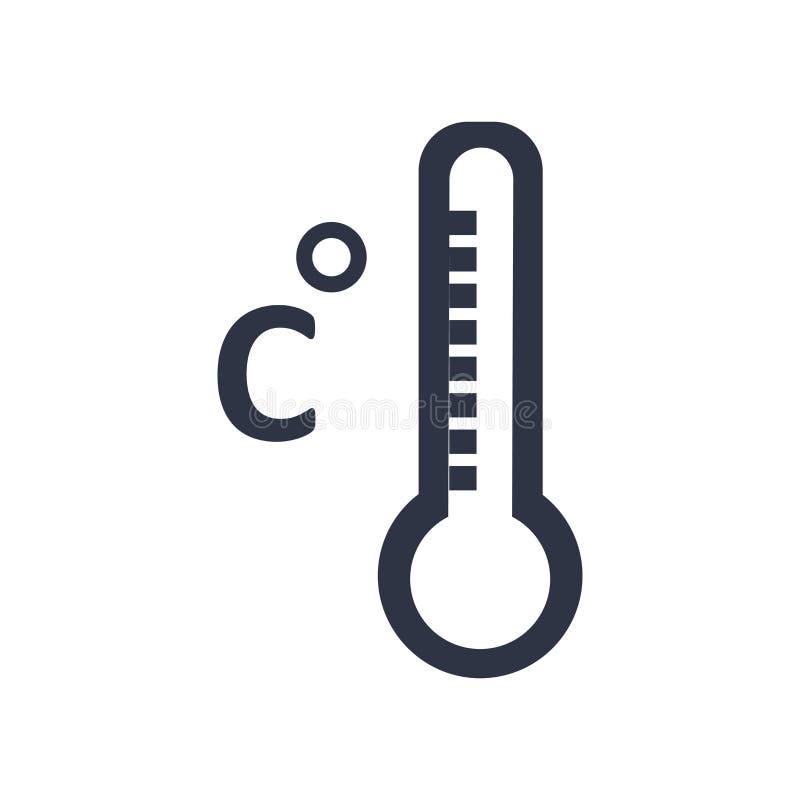 Temperature Icon Vector Sign And Symbol Isolated On White Background Temperature Logo Concept Stock Vector Illustration Of Celsius Medicine 134069919