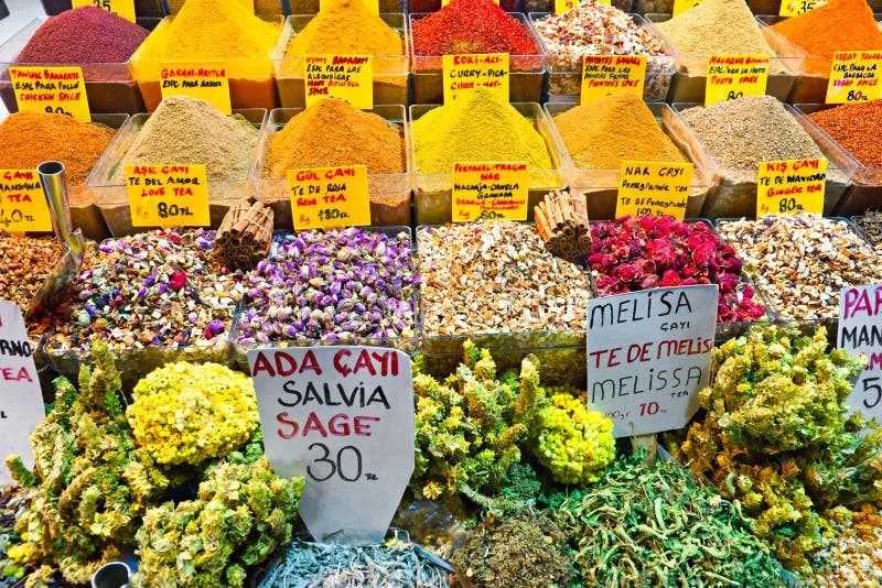 Spice bazaar shops in Istanbul. Turkey. Spice bazaar shops in Istanbul. Turkey.