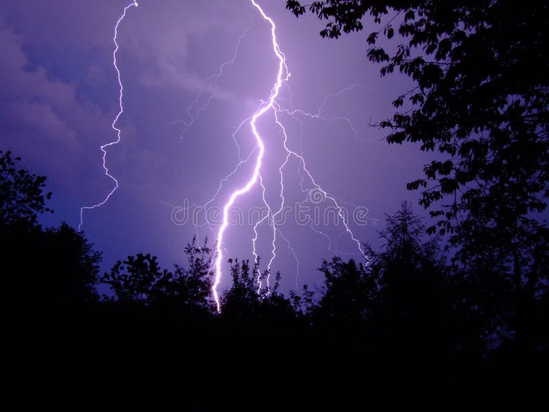 High lightning nature storm thunder. High lightning nature storm thunder