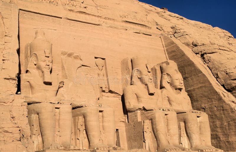 Tempiale 4 di Abu Simbel fotografia stock libera da diritti Tempiale 4 di Abu Simbel fotografia stock libera da diritti