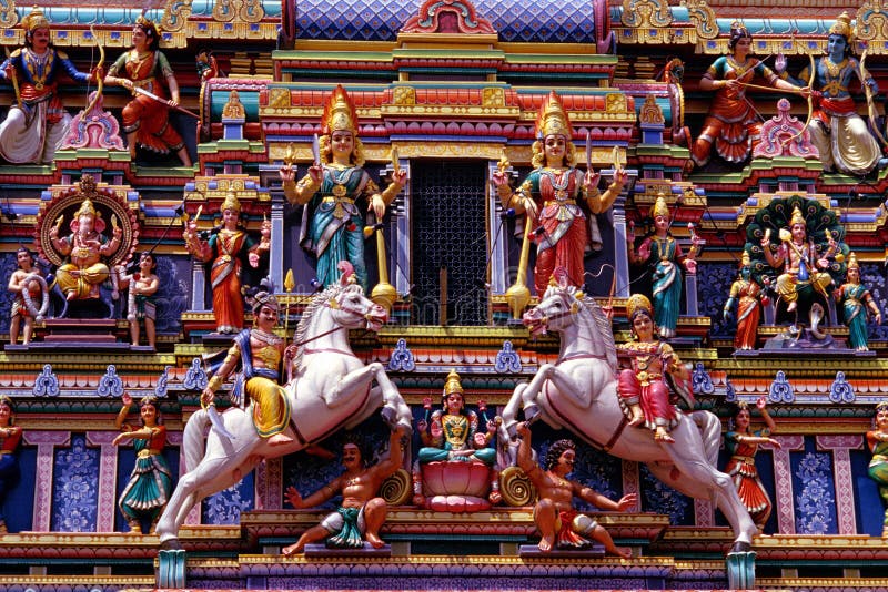 Tempio Sri Maha Mariamman immagine stock