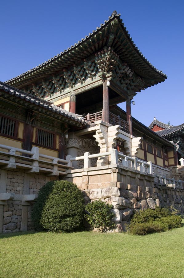 Tempio, Corea del Sud immagine stock libera da diritti