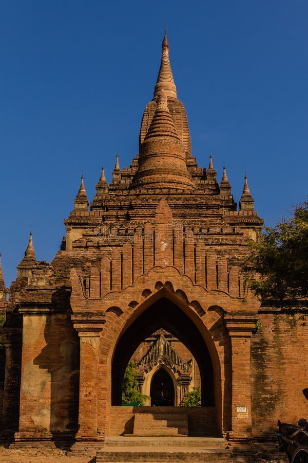 Tempio antico storico, Bagan nel Myanmar (Burmar) fotografia stock Tempio antico storico, Bagan nel Myanmar (Burmar) fotografia stock
