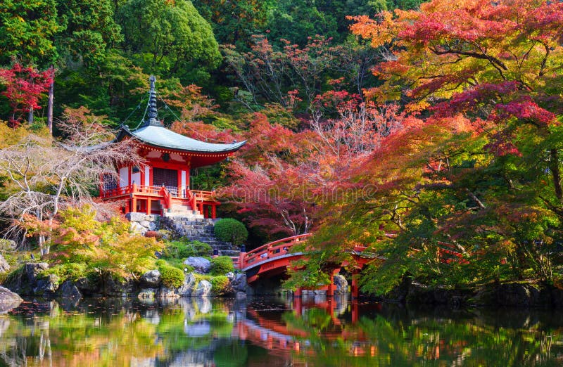 Daigoji Temple in Autumn, Kyoto city, Japan. Daigoji Temple in Autumn, Kyoto city, Japan