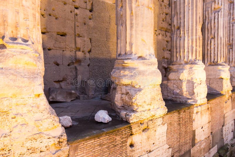 Tempio di adriano,roma,Italy