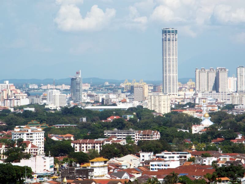 Tempio di kek lok si. penang malaysia immagine stock libera da diritti