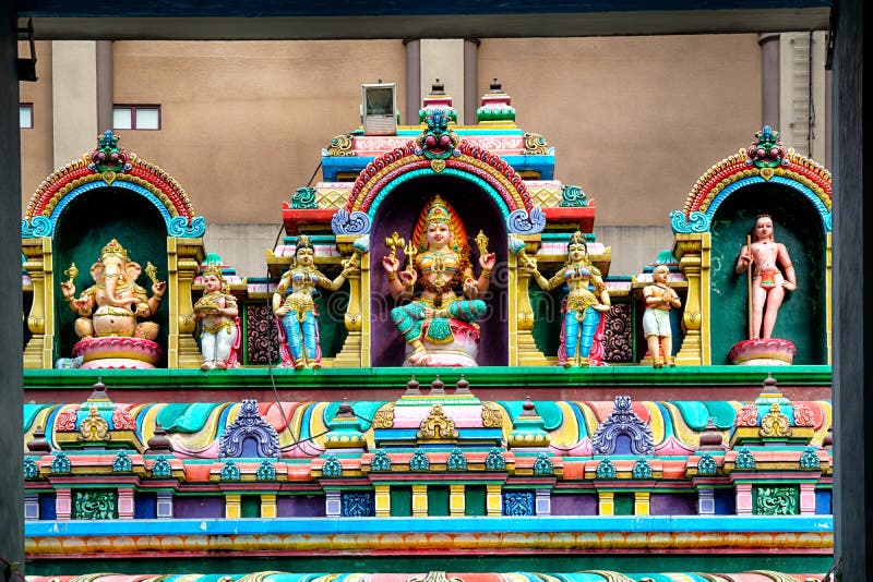 Tempio Sri Mahamariamman, Kuala Lumpur immagine stock
