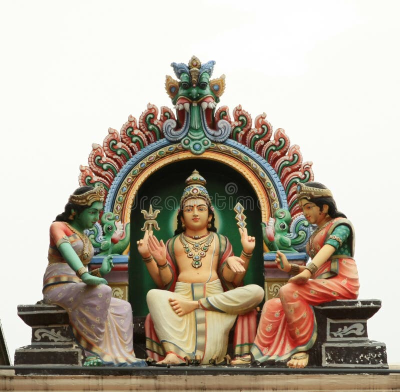 Tempio Sri Veerama Kaliamman fotografia stock libera da diritti