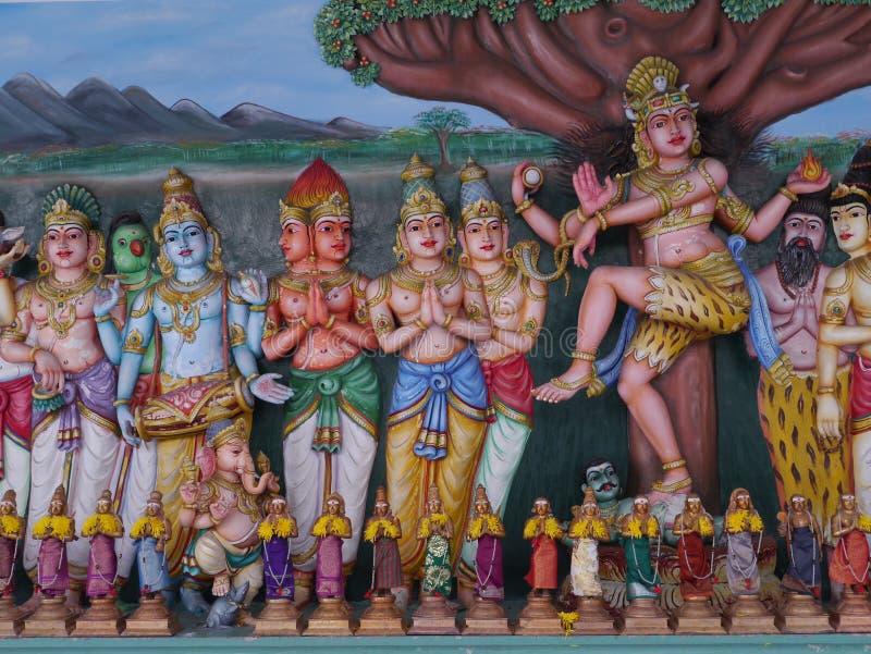 Tempio induista Sri Maha Mariamman fotografia stock libera da diritti