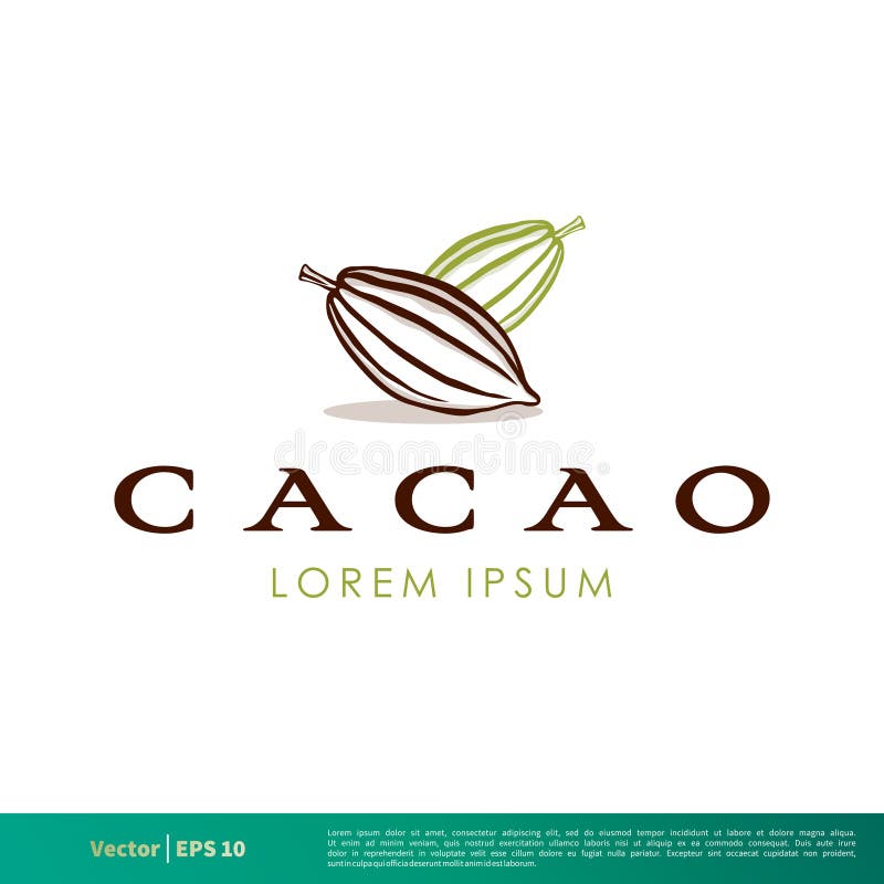 Cacao Fruit Icon Vector Logo Template Illustration Design. Vector EPS 10. vector illustration Cacao Fruit Icon Vector Logo Template Illustration Design. Vector EPS 10. vector illustration