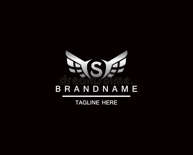initial-letter-s-with-wing-for-emblem-industries-logo-template-stock