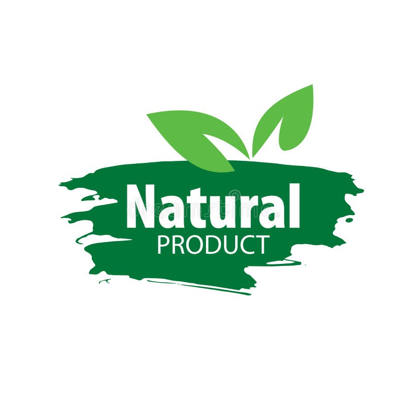Logo natural product stock vector. Illustration of healthy - 125856758