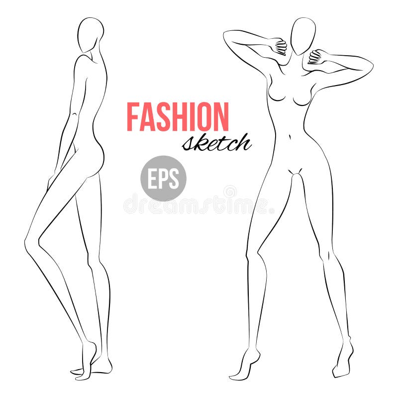 Fashion illustration female figure poses drawing croquis poses drawing |  Caderno de croquis de moda, Esboços de design de moda, Croquis de moda