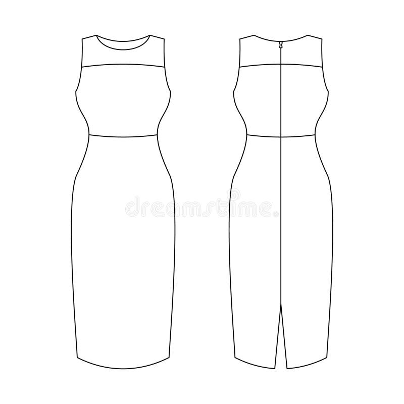 Outline Clothing and Everyday Objects Stock Vector - Illustration of ...