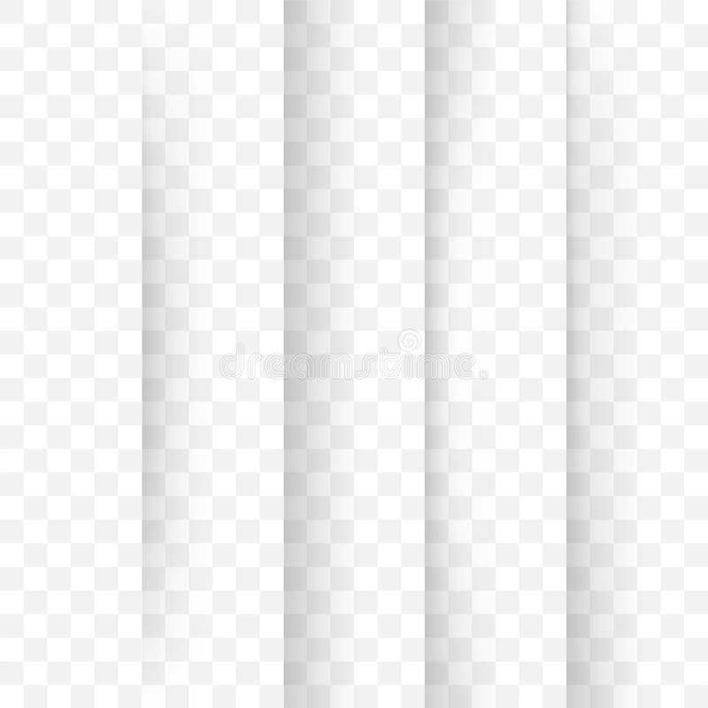 Template four simple vertical soft shadow at transparent effect background for your element design vector illustration