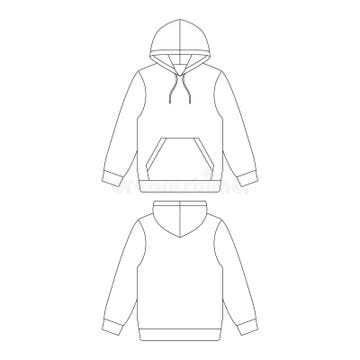 Hoodie Line Drawing Stock Illustrations – 729 Hoodie Line Drawing Stock ...