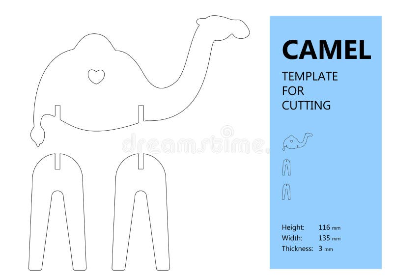 Template for laser cutting