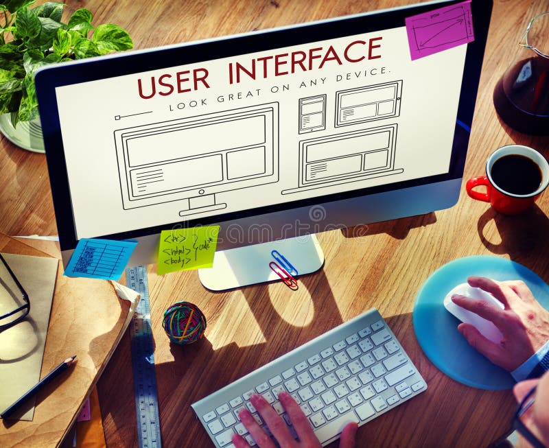 Template Layout Web UI Website Concept stock images