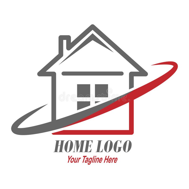 Template for a Logo, Logo or Brand of the House. Vector Illustration