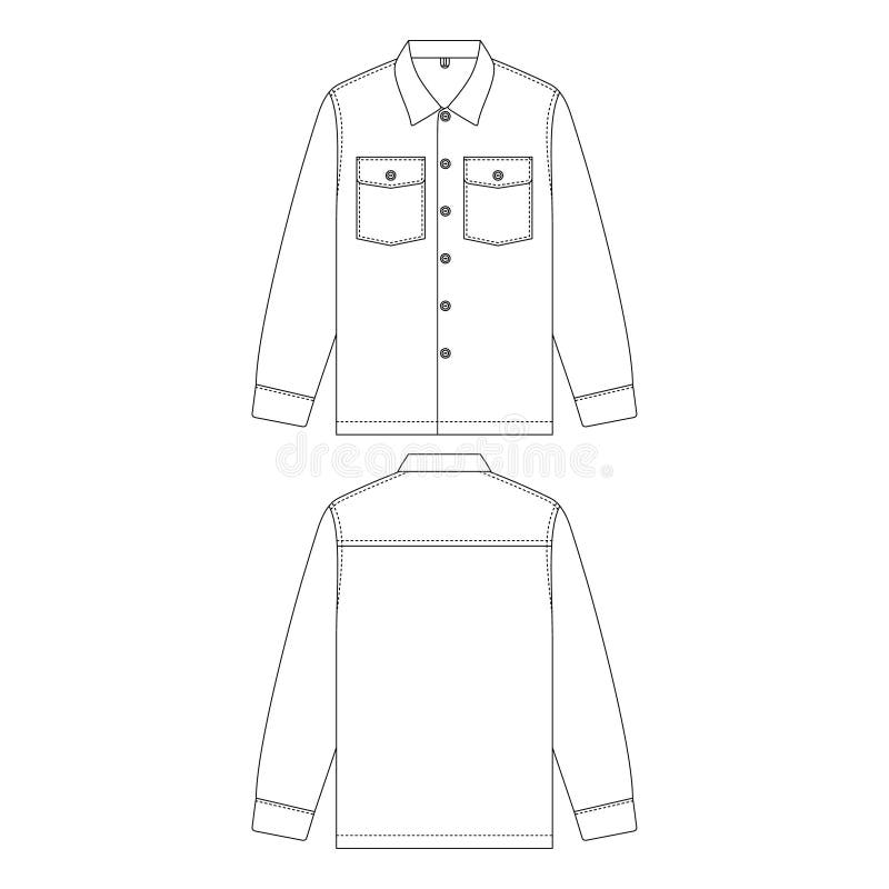 work shirt template