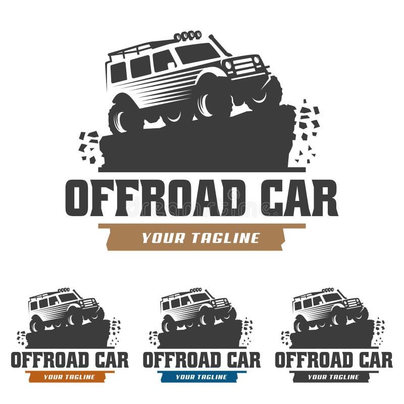 Off Road Car Logo, Offroad Logo, SUV Car Logo Template, Off-road Stock ...
