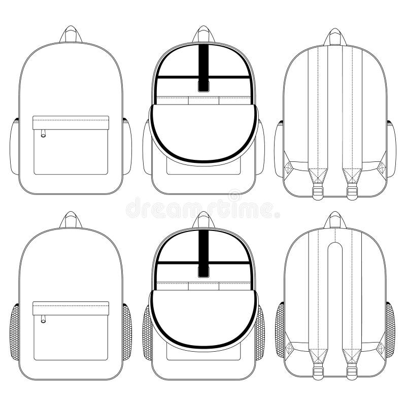 Blank Backpack Template Blank Backpack Template