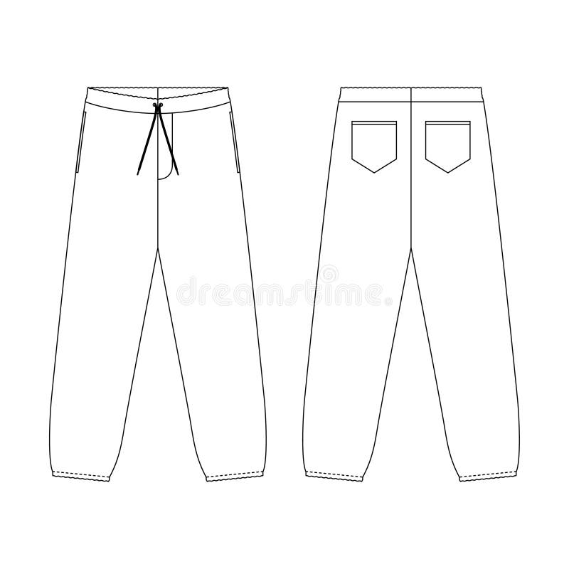 joggers outline