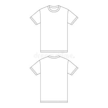 Tee Shirt Template Stock Illustrations – 37,674 Tee Shirt Template ...