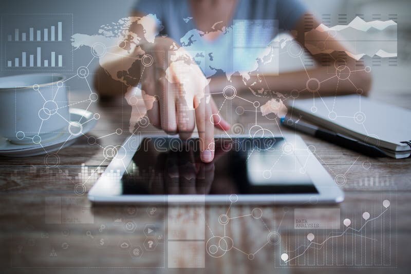 Template for text, Virtual screen Background. Business, internet technology and networking concept. royalty free stock photography Template for text, Virtual screen Background. Business, internet technology and networking concept. royalty free stock photography