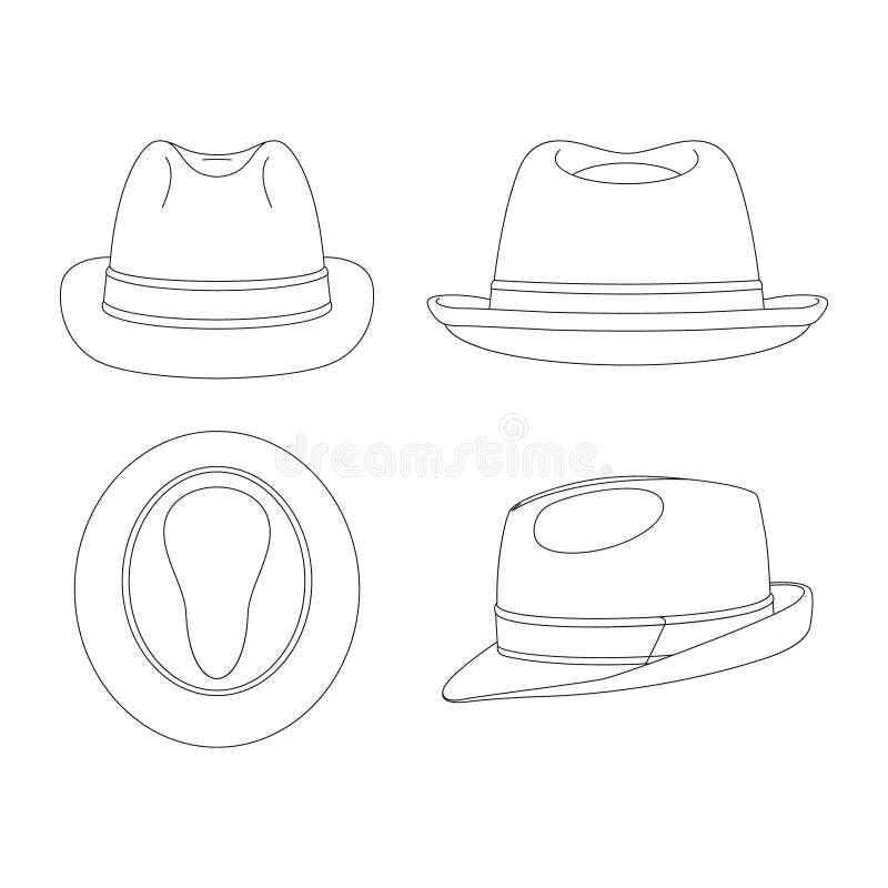 Trilby Isolated Stock Illustrations 1,343 Trilby Isolated Stock