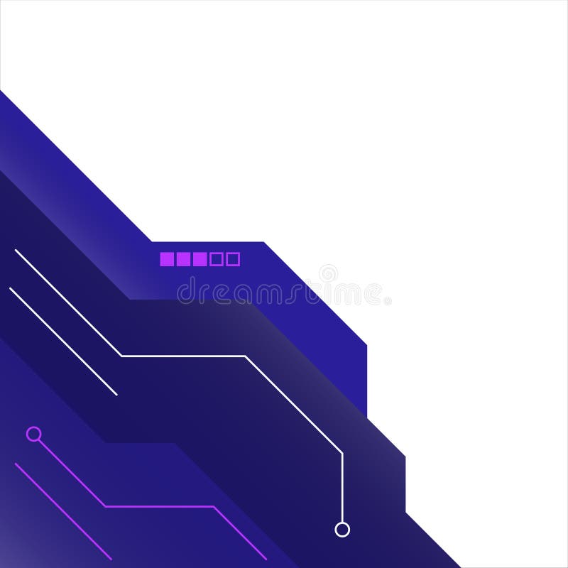 Blue Design Technology Corner Stock Vector Illustration of screenshot