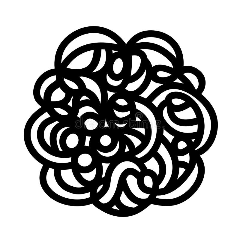 Kerupuk mawar, warung, or putih indonesian snack crackers food icon illustration with black outline isolated on square white background. Simple flat cartoon art styled drawing. Bulat vectors