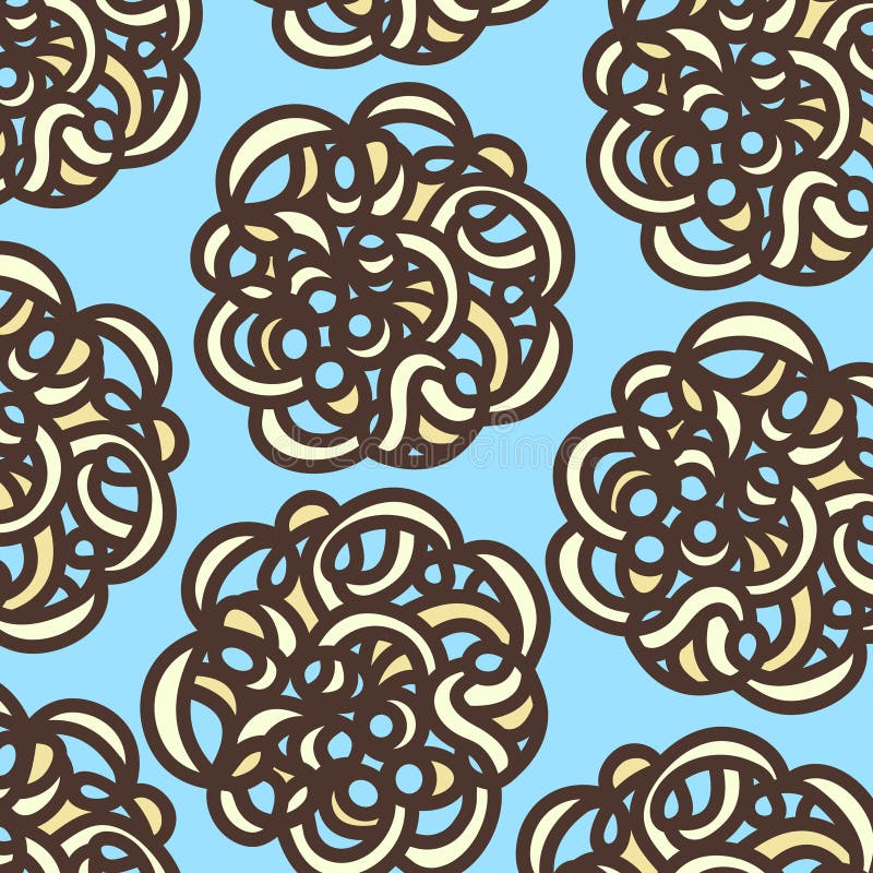 Kerupuk mawar, warung, or putih indonesian snack crackers colored food pattern illustration with outline isolated on square blue background. Simple flat cartoon art styled drawing. Bulat vectors