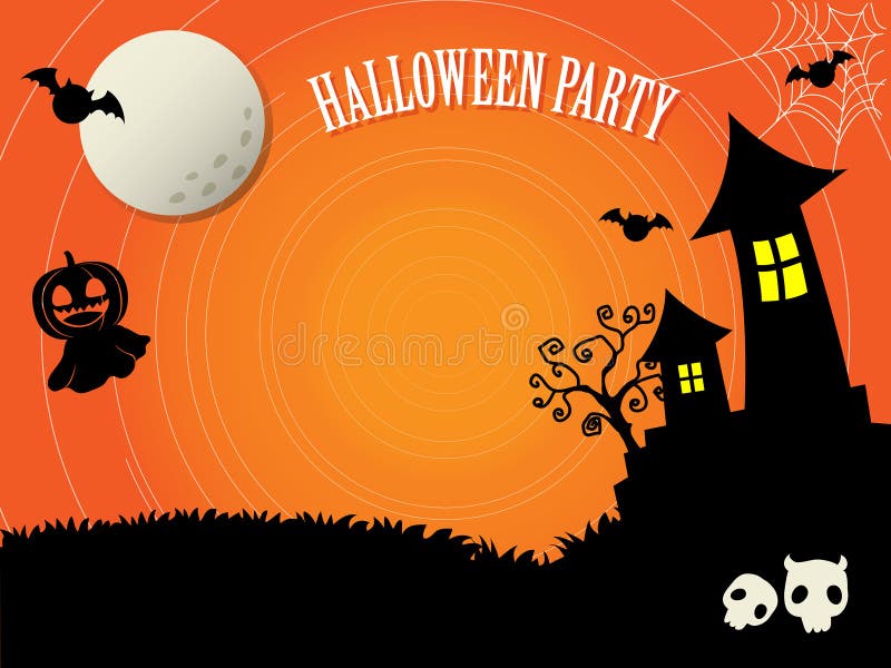 Templates for Halloween look like scary. royalty free illustration Templates for Halloween look like scary. royalty free illustration