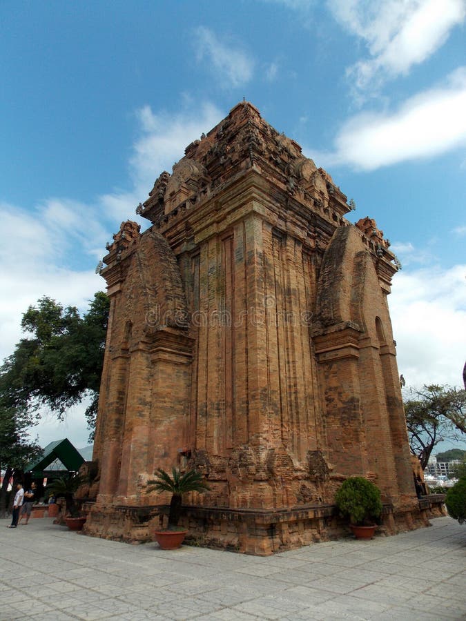 Temple antique de Cham, Vietnam images stock Temple antique de Cham, Vietnam images stock