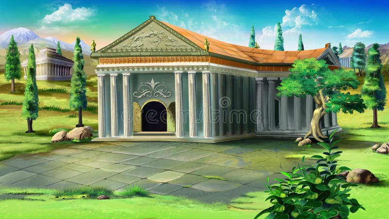 Temple antique en Grèce