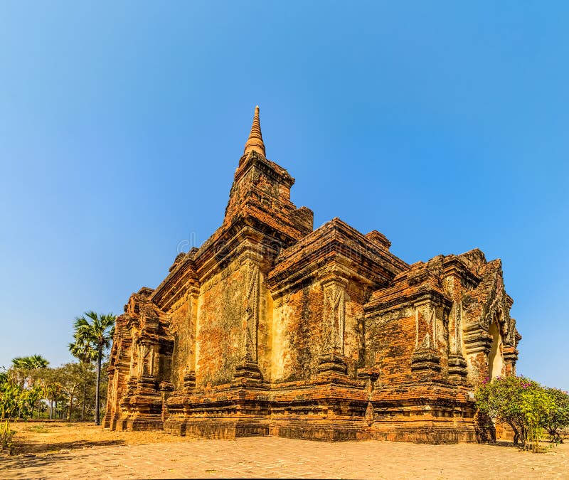 Temple Bagan de Gubyaukgyi photos stock Temple Bagan de Gubyaukgyi photos stock