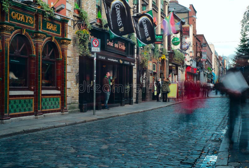  Temple  Bar  Area  In Dublin  Ireland  Editorial Image Image 