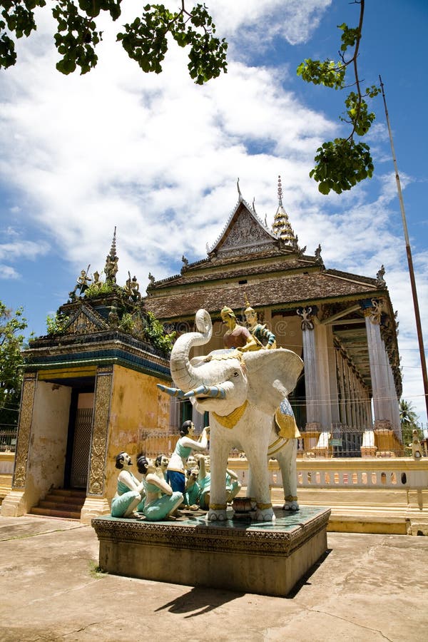 Temple, Battambang, Cambodia