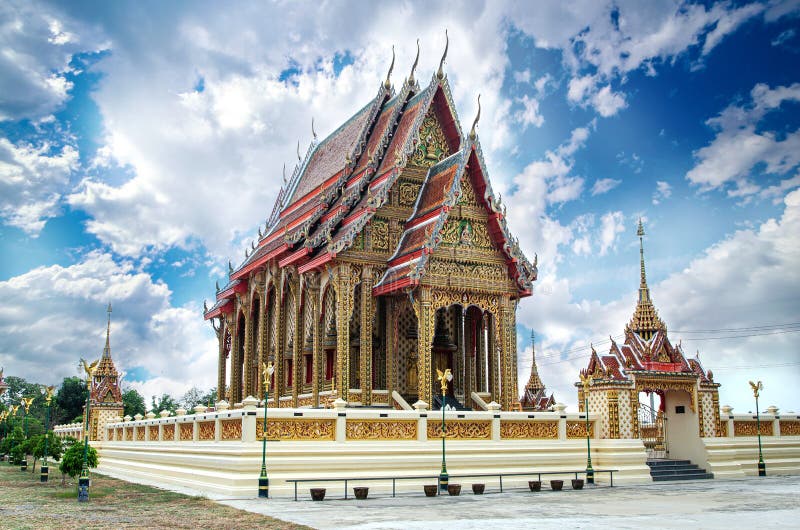 Temple in Thailand royalty free stock photo