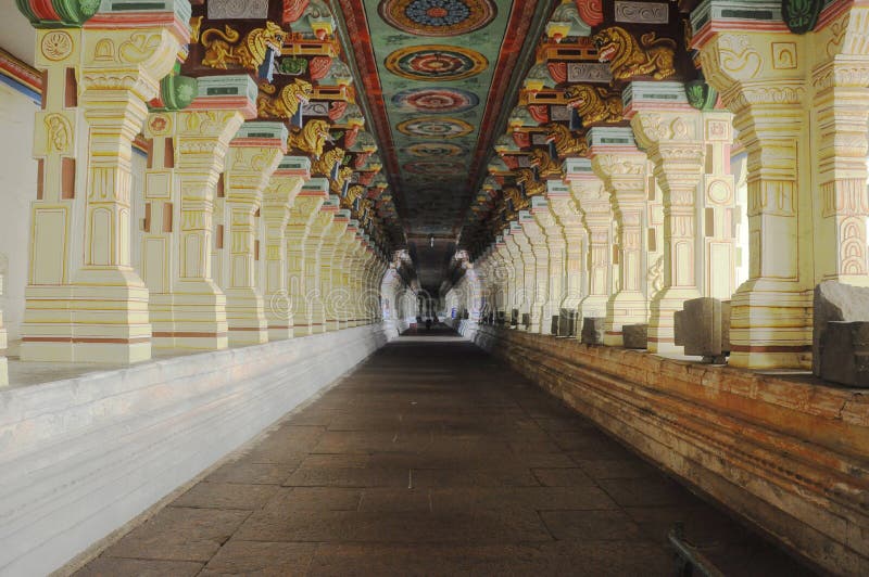 Temple corridor