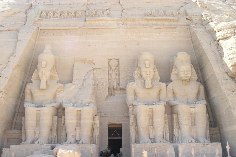 Temple d'Abu Simbel - Ramses II photos stock Temple d'Abu Simbel - Ramses II photos stock