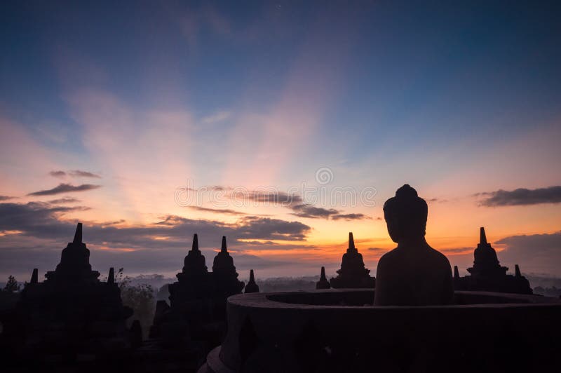 Temple de Borobudur photographie stock libre de droits Temple de Borobudur photographie stock libre de droits