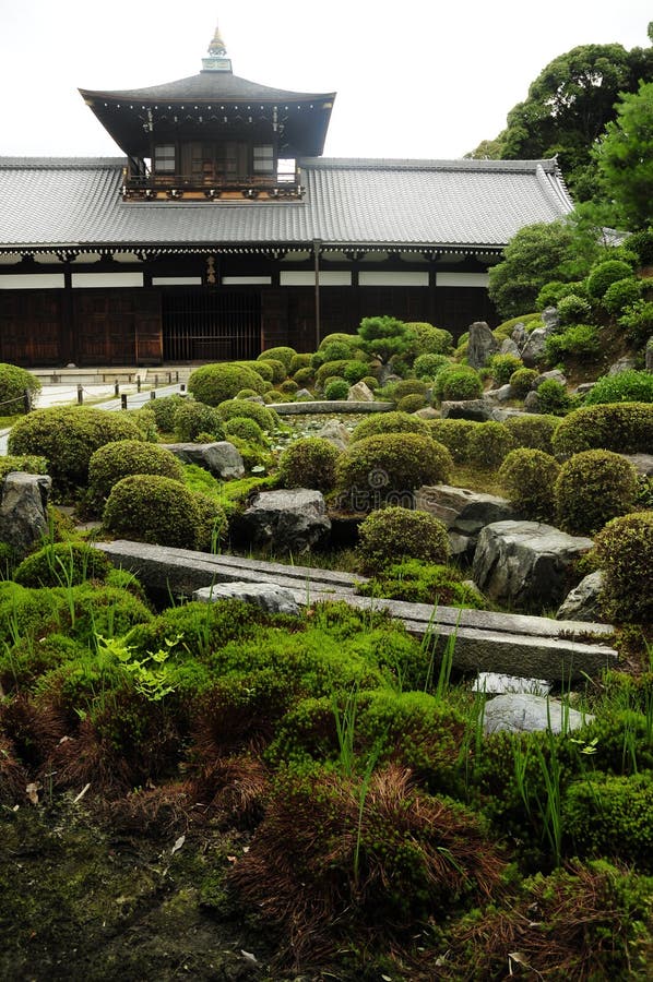 temple de Japonais de jardin photo stock temple de Japonais de jardin photo stock