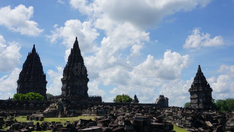 Temple de Prambanan image libre de droits Temple de Prambanan image libre de droits